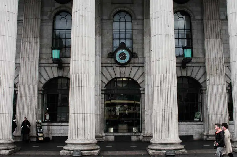 General Post Office on O'Connell Street, starting point of your self-guided tour of Dublin