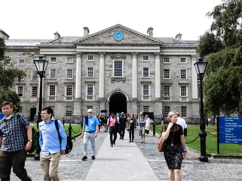 Trinity College, a must-see during your self-guided tour of Dublin, Ireland